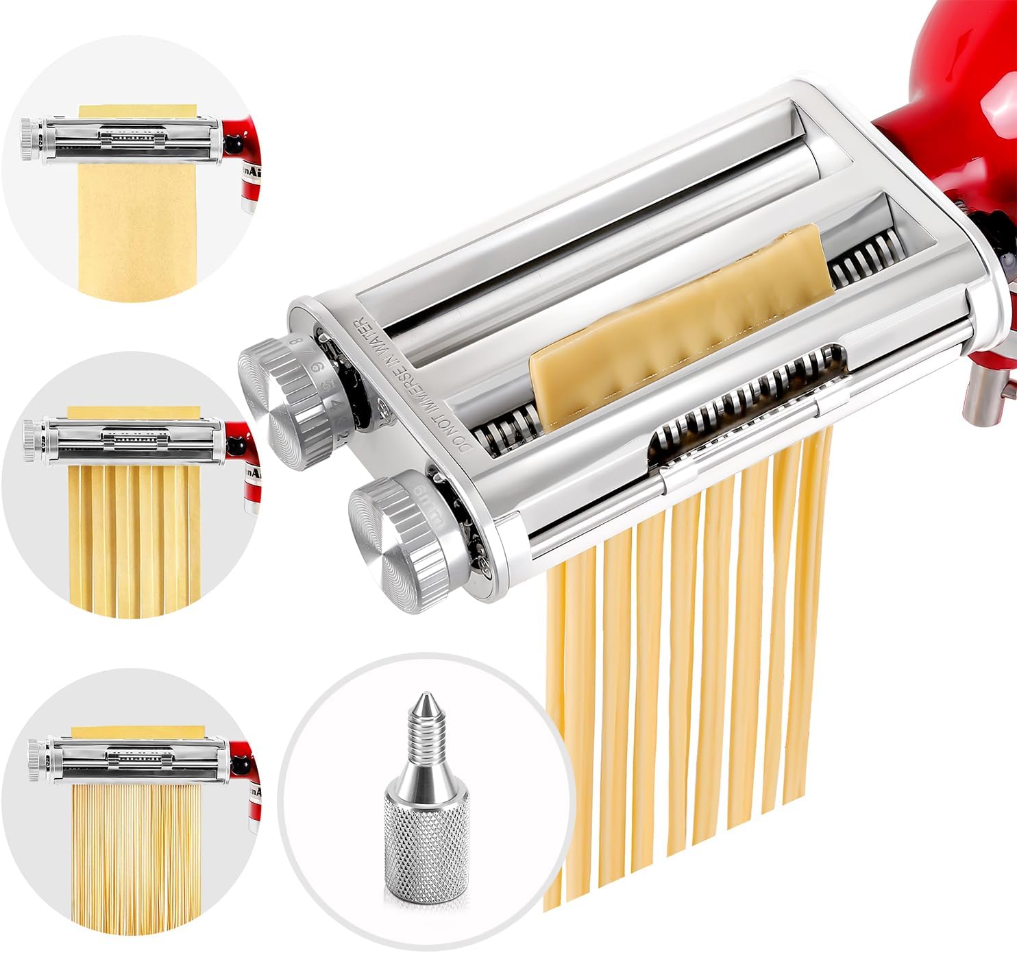 Kitchenaid Mixer Hand Mixer - ملحق تقطيع المعكرونة 3 في 1