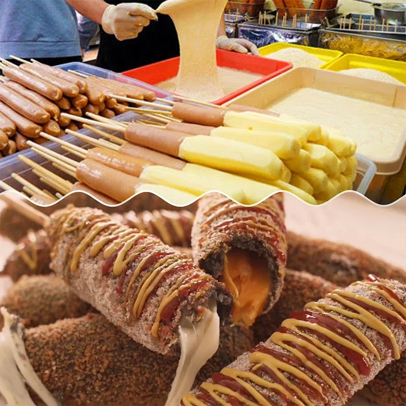 قلاية كهربائية تجارية أوتوماتي - مراجعة Corn Dog Stick وسعره