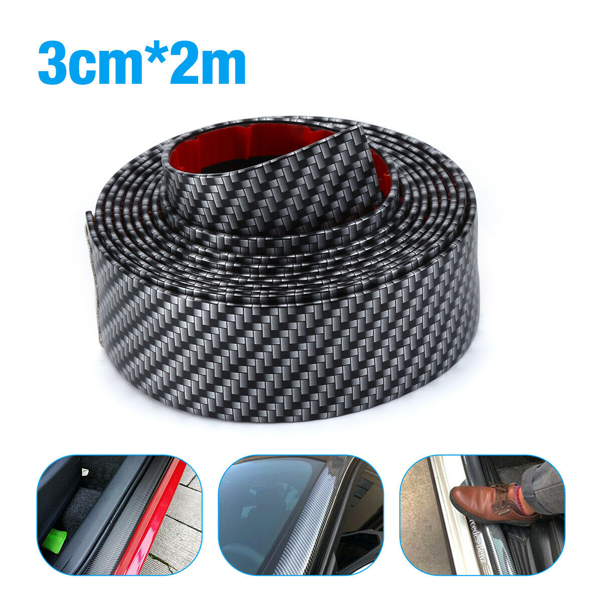2 متر ملصقات السيارات المضادة  - مراجعة Crepe Pan Carbon وسعره
