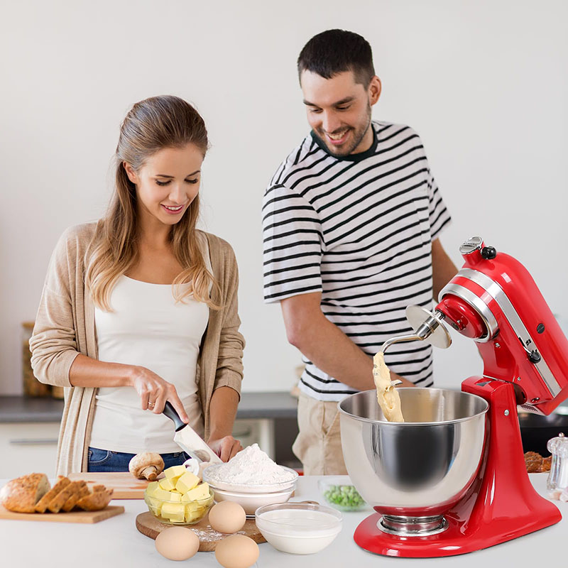 خطاف عجين من الفولاذ المقاوم ل - مراجعة Kitchenaid Mixer Hand Mixer وسعره