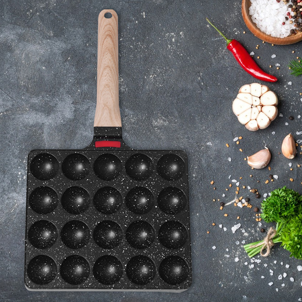 مقلاة تاكوياكي غير لاصقة بـ 20 - مراجعة Takoyaki Grill Plate وسعره