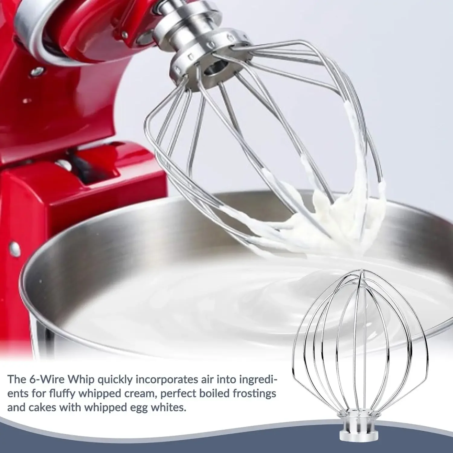 ملحق خفق من الفولاذ المقاوم لل - مراجعة Kitchenaid Mixer Hand Mixer وسعره