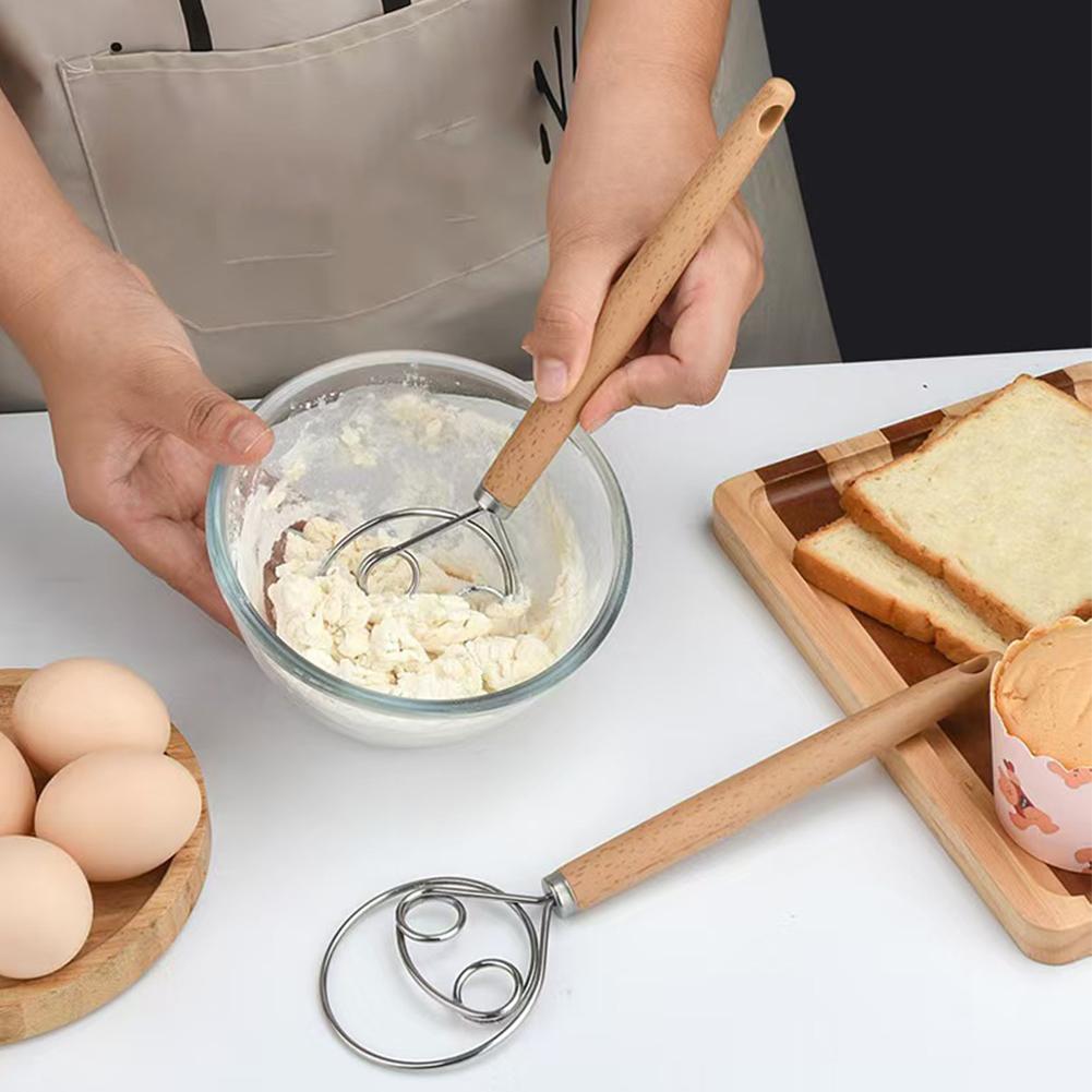 خلاط عجين دنماركي بمقبض من خشب - مراجعة Danish Pancake Pan وسعره